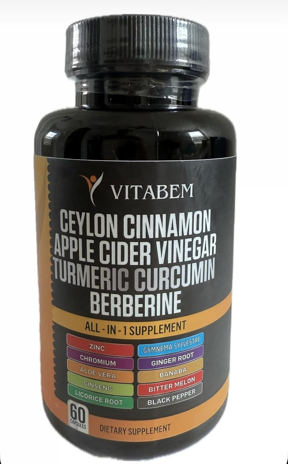 Ceylon Cinnamon Capsules 3000Mg Turmeric 3000Mg Apple Cider Vinegar 3000 Mg Gins