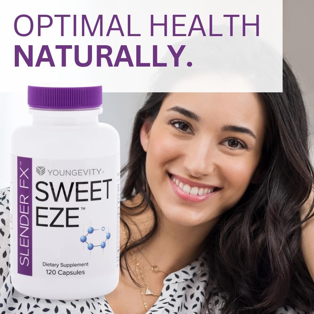 Youngevity Slender FX Sweet Eze 120 capsules Dr Wallach 2-Pack FREE SHIPPING