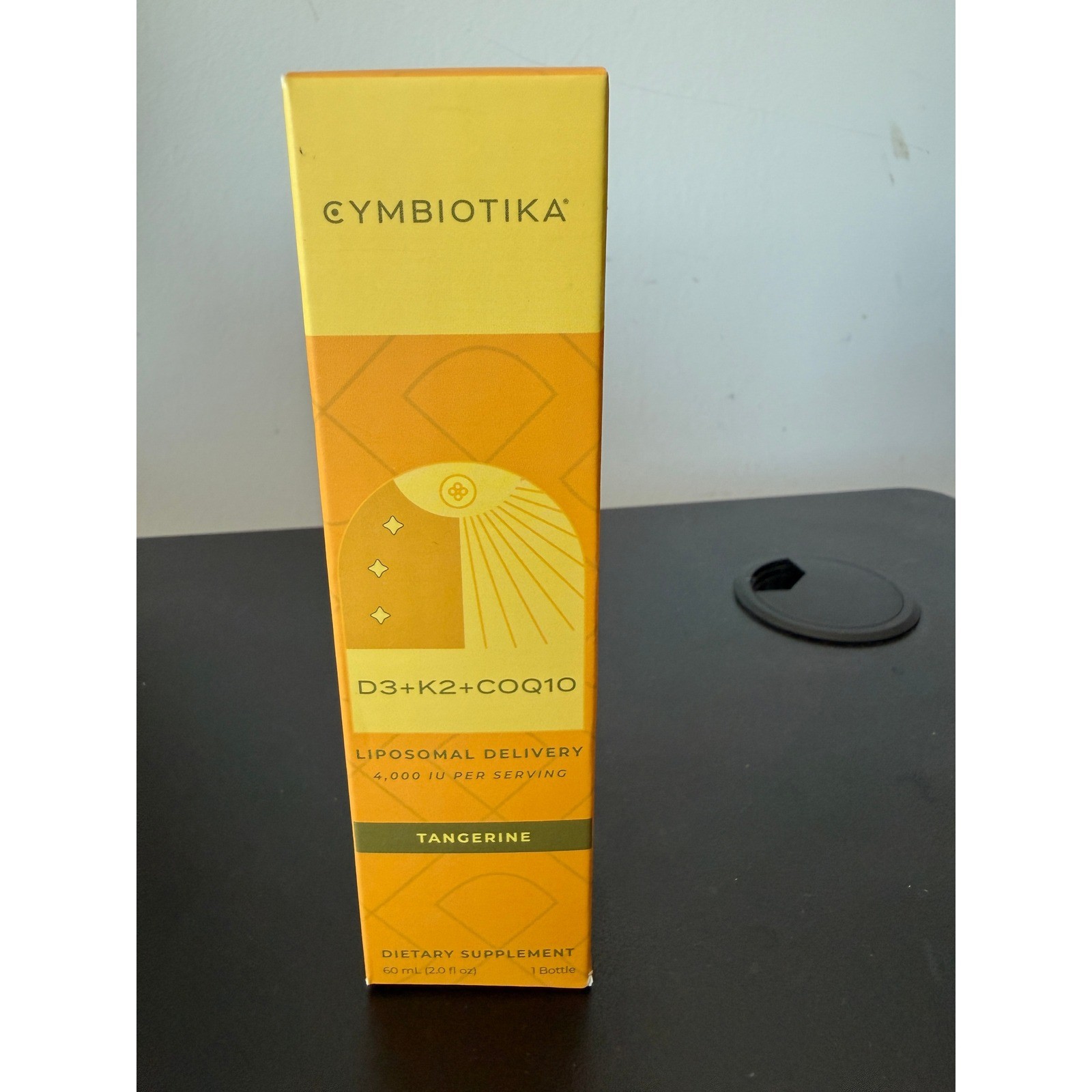 Cymbiotika Liposomal D3 K2 CoQ10 Tangerine 60ml 2oz New Sealed