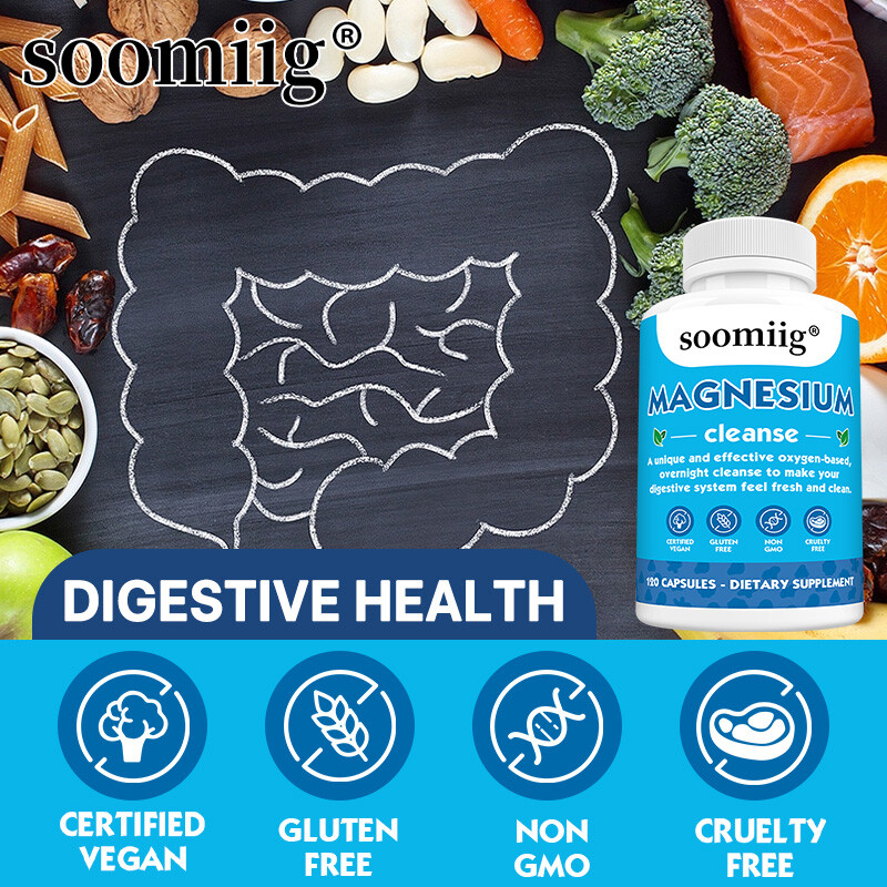 Magnesium Oxygen Digestive System Cleanser 30/60/120 Capsules