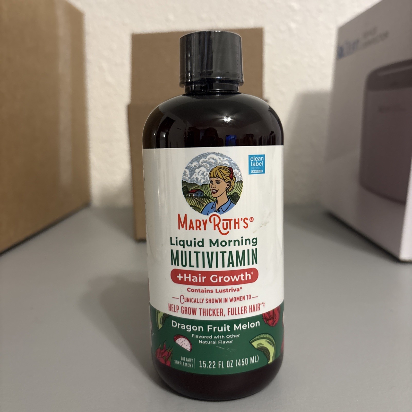 Mary Ruth’s Liquid Morning Multivitamin Hair Growth Supplement 15.22 OL OZ