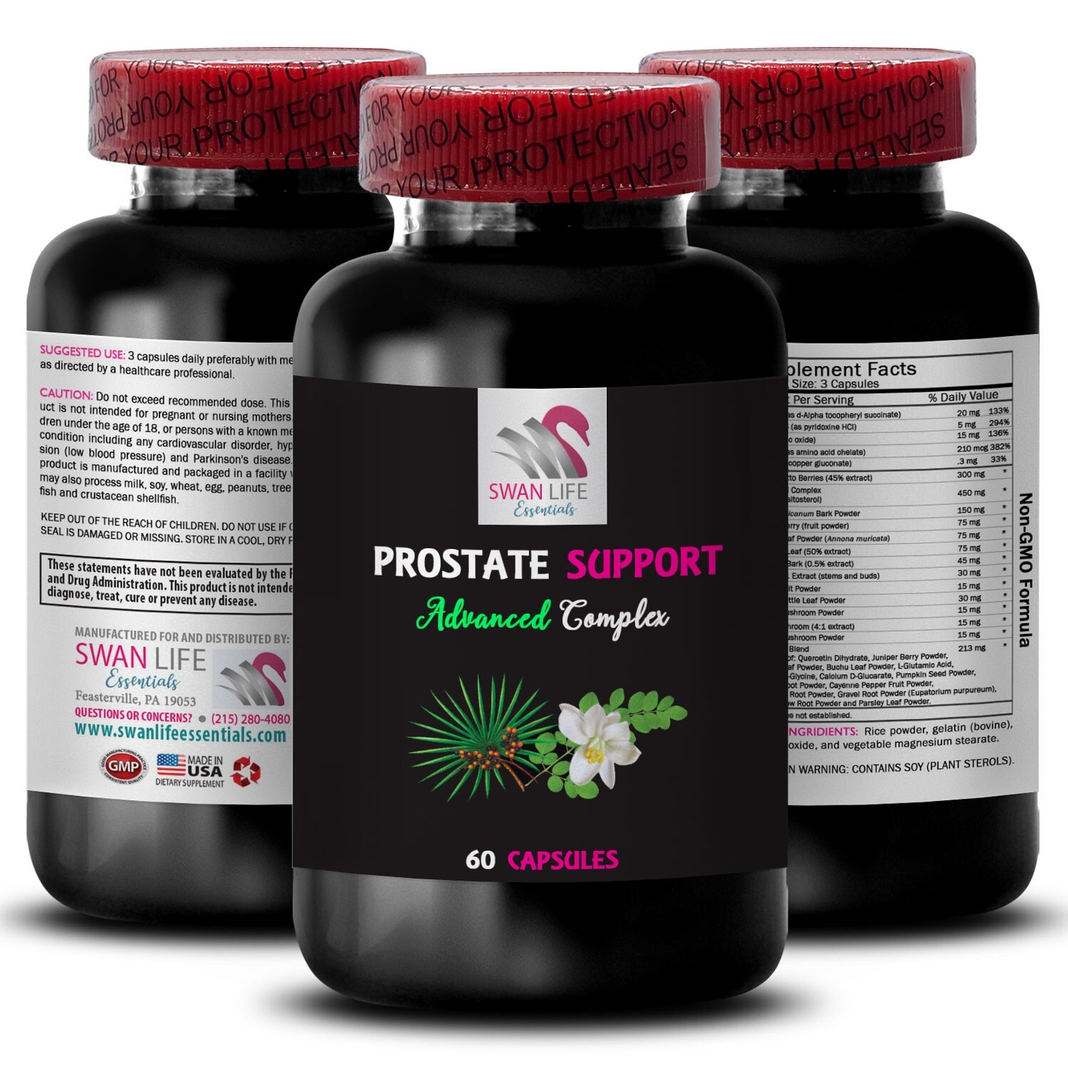 Comprehensive Support – PROSTATE SUPPORT ADVANCED COMPLEX – Gentle Lifestyle 3B