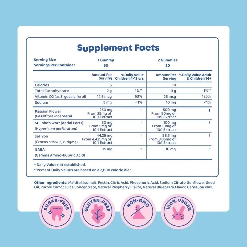 Mood Munchies Saffron Gummies by JoySpring, Supports Healthy Mood & Focus