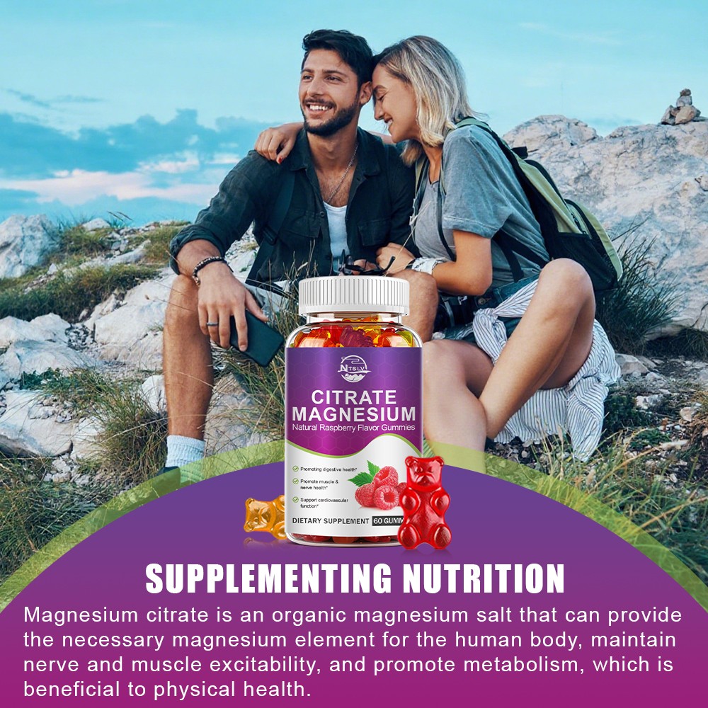 Unisex Magnesium Gummies – High Absorption Magnesium Citrate Muscle&Bone Health
