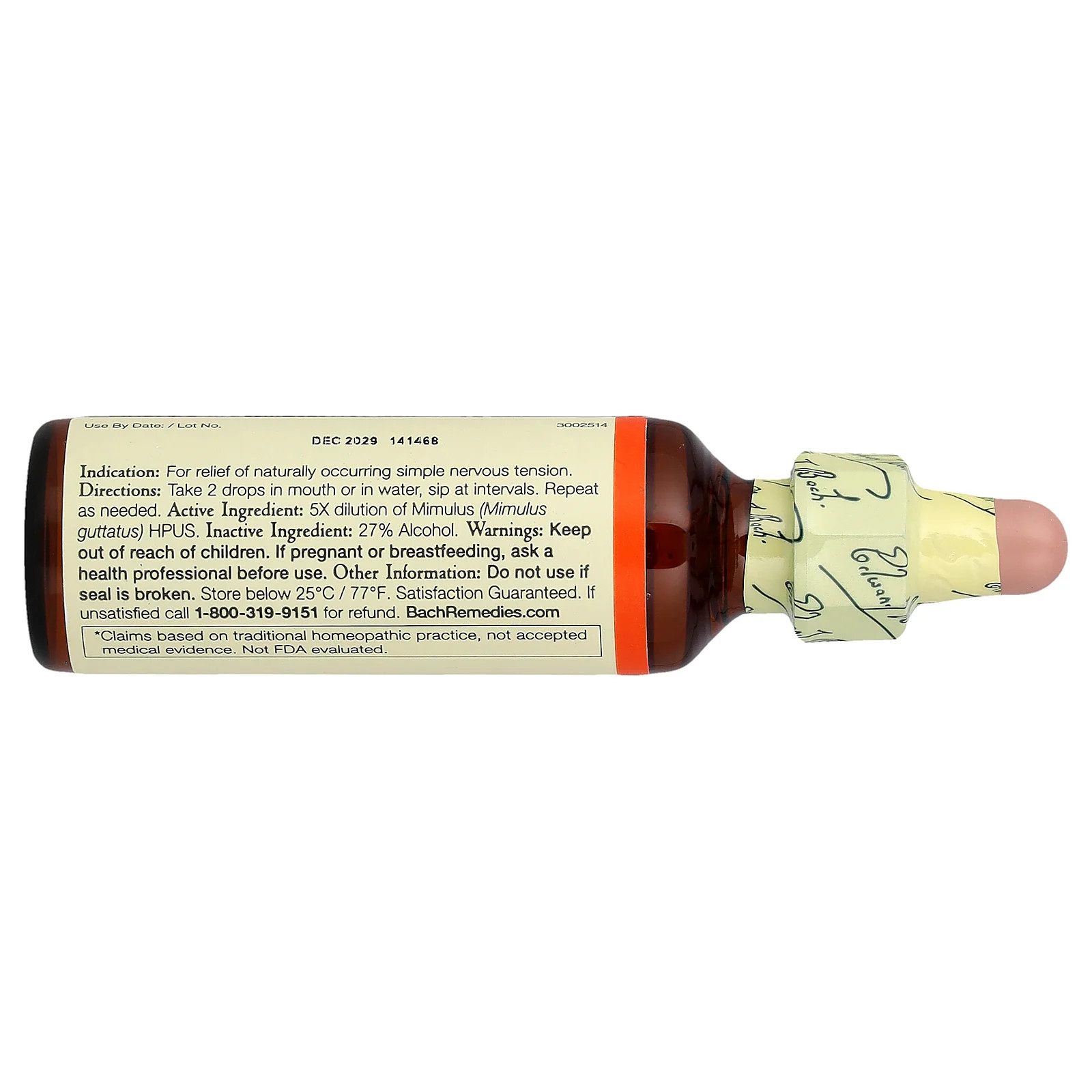 Original Flower Remedies, Mimulus, 0.7 fl oz (20 ml)