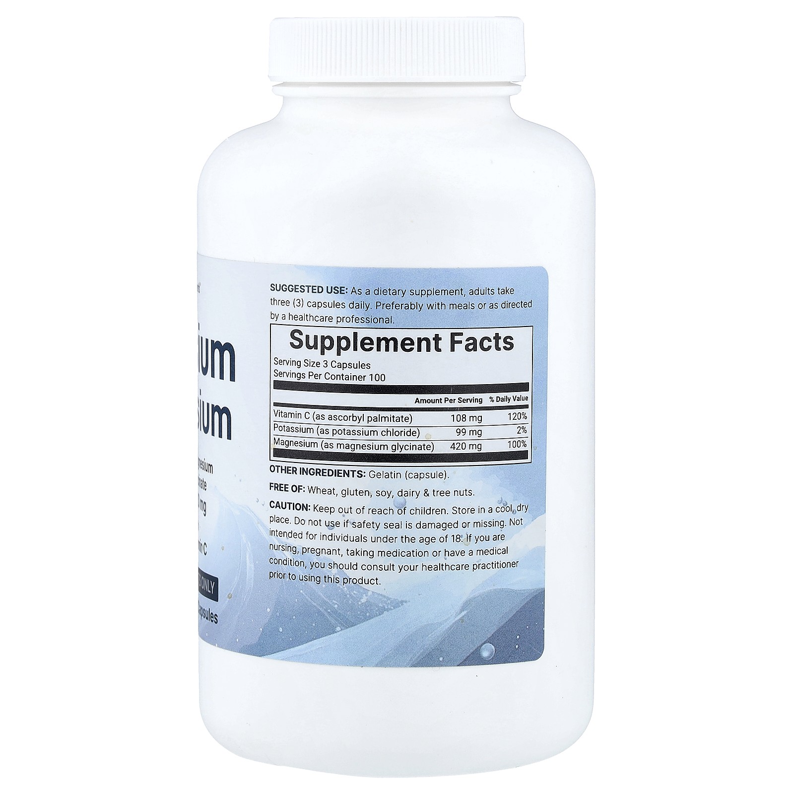 Potassium Magnesium, 300 Capsules