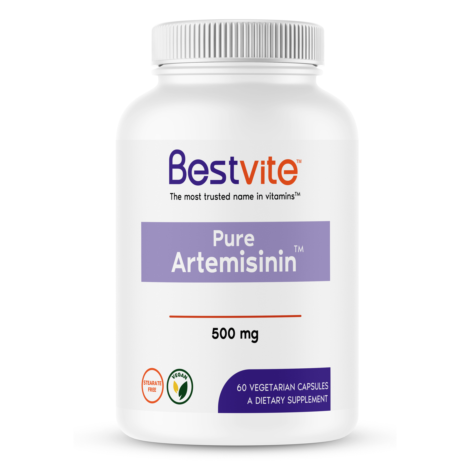 Artemisinin 500mg (60 Vegetarian Capsules) – No Fillers – Gluten Free – Non GMO