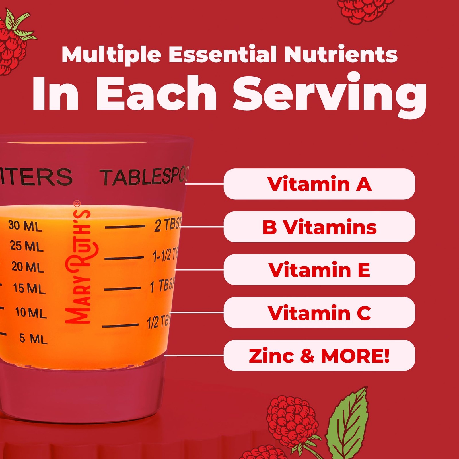 MARYRUTH’S Multivitamin for Women, Men & Kids | 15.22 Fl Oz (Pack of 1)