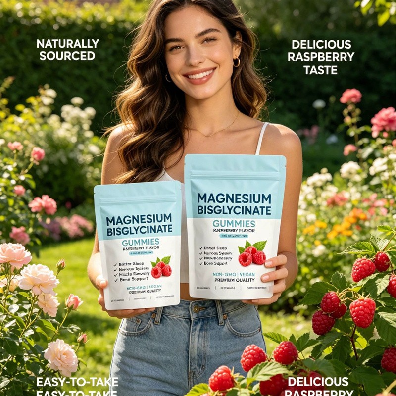 3X Magnesium Bisglycinate Gummies, with 400mg Magnesium Bisglycinate Chelate