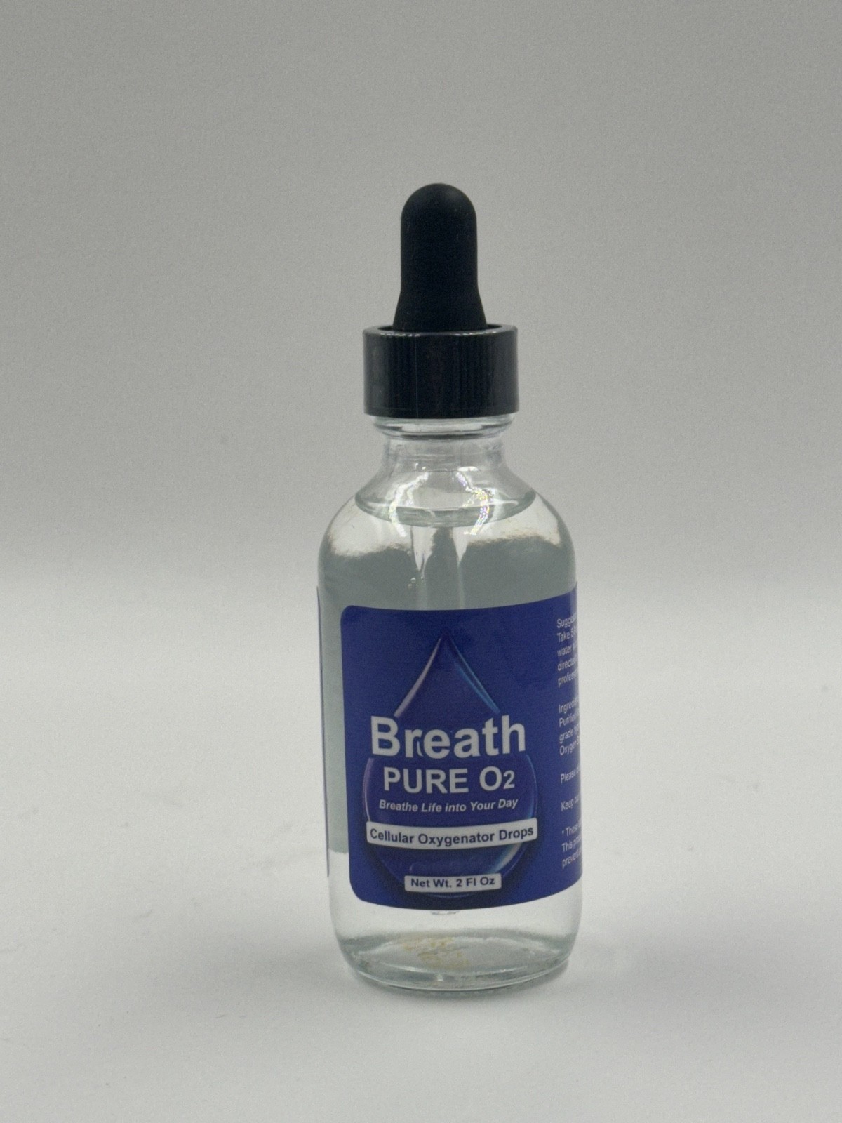 4 Oxygen O2 Promotes Healthy Cell Energy Liquid Drops Stabilized Cellular Iodine