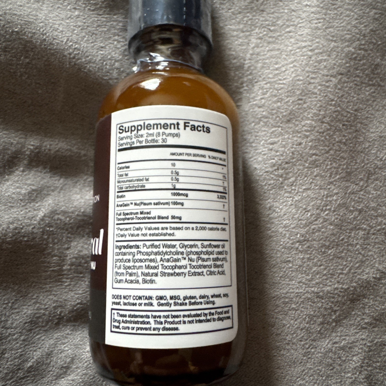 Purality Health Hair Renewal W/ Puredose Liposomal Absorption 2 Fl Oz New Sealed
