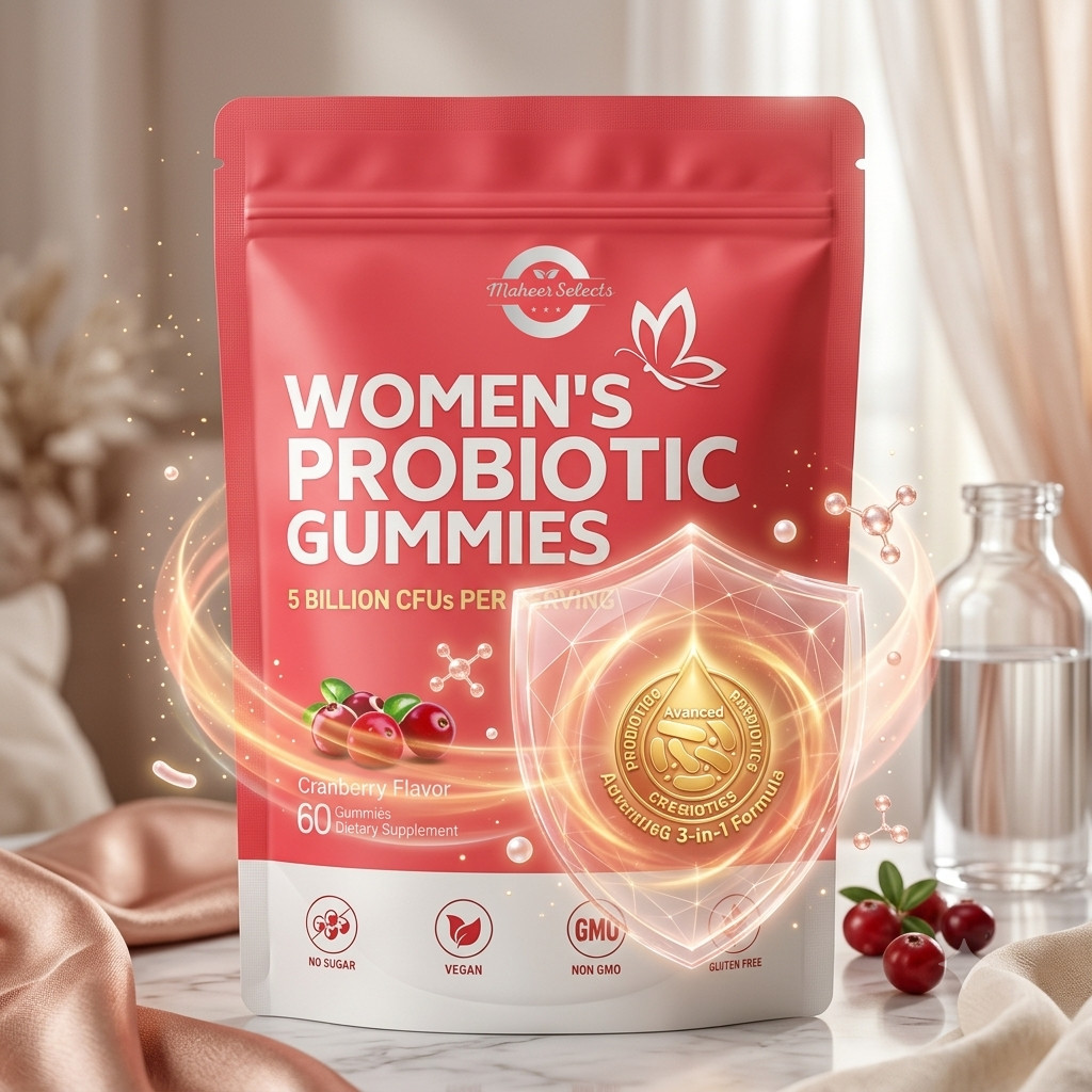 Vaginal Probiotics for Women, Feminine Balance pH Gummies 60ct/1bag