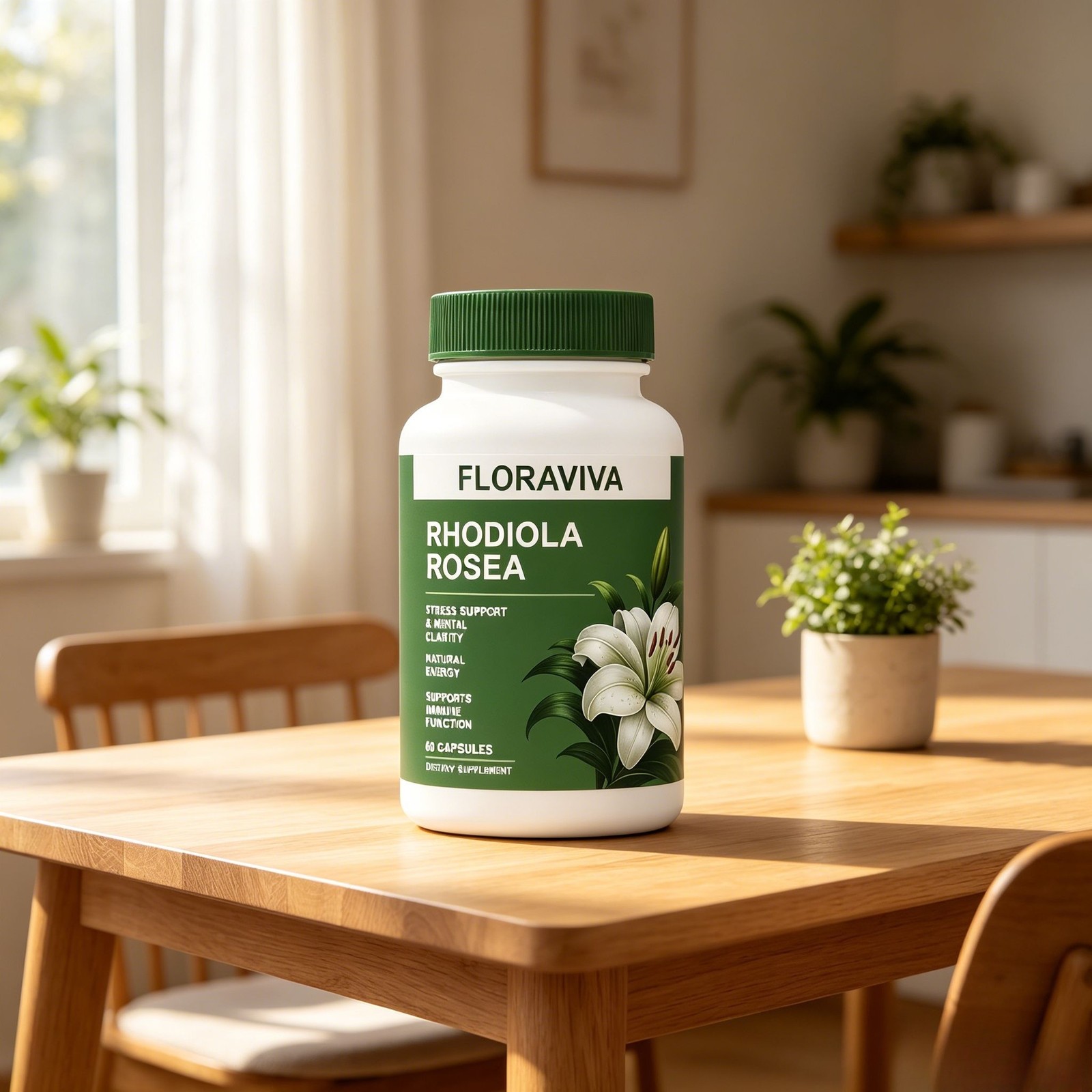 Salvora Rosea – Supplement Rhodiola Golden Root 60 Count (Pack of 1)