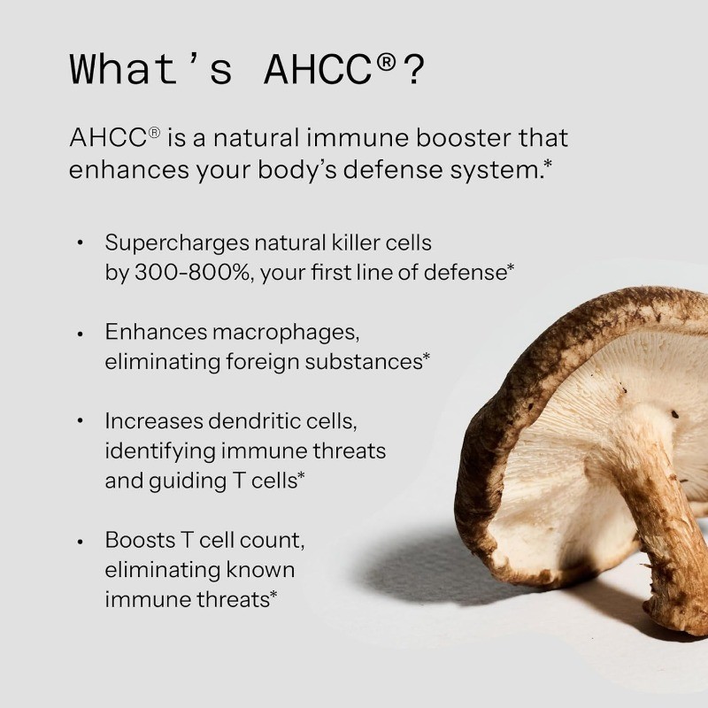 Quality of Life AHCC Kinoko Mushroom Complex Immune System Health Support