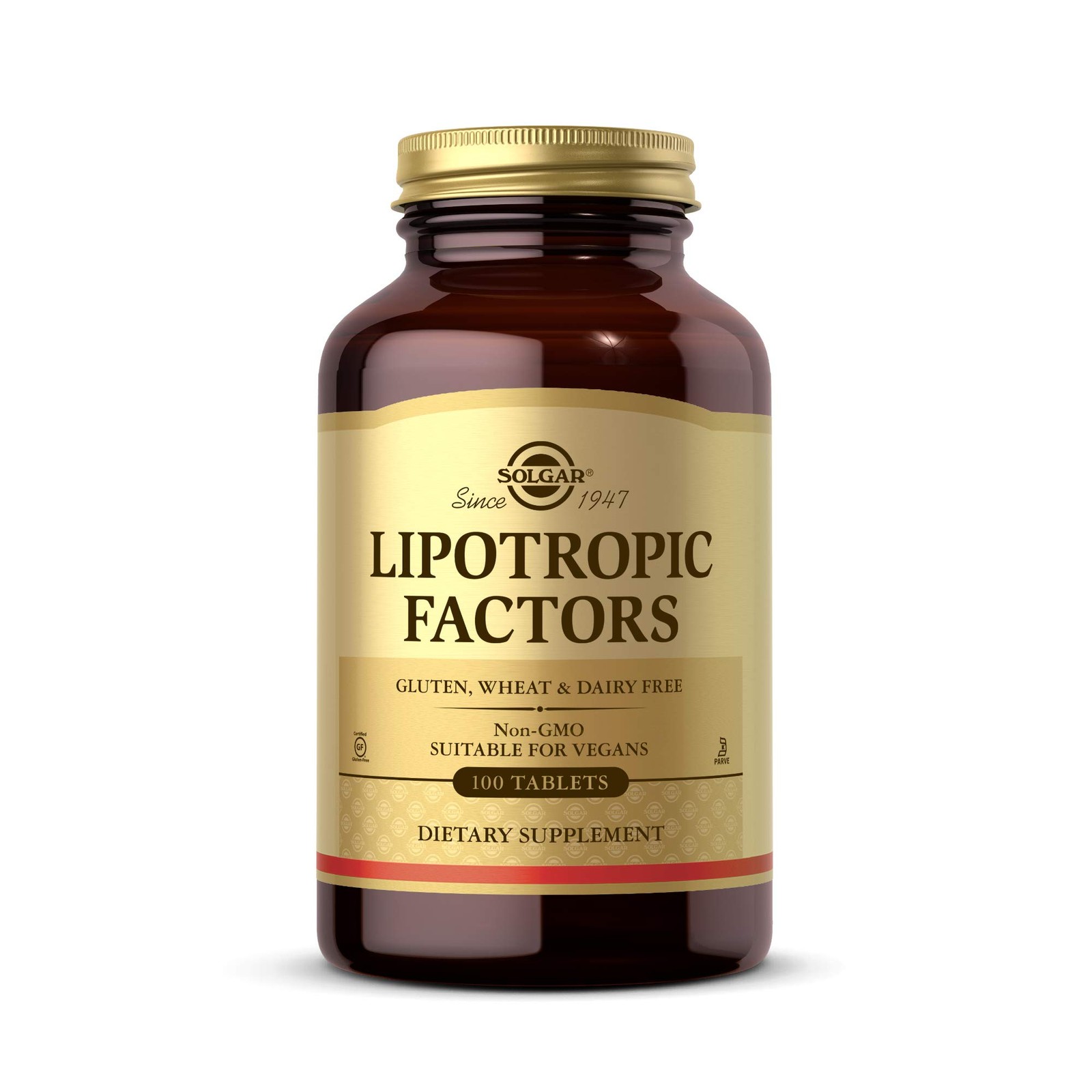 Lipotropic Factors Solgar 100 Tabs 100 Count (Pack of 1)
