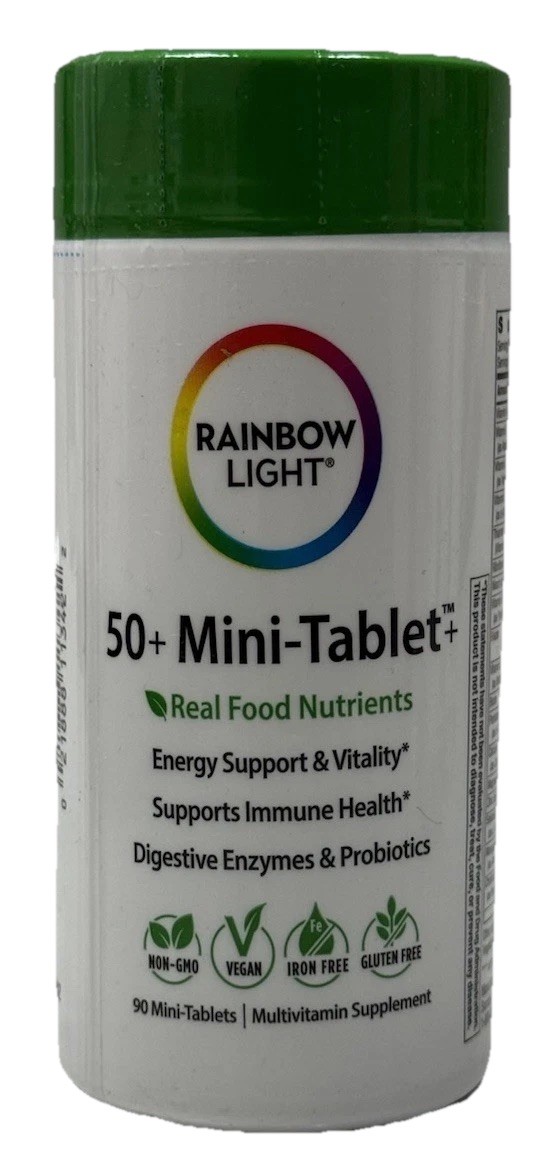 rainbow light 50+ mini tablet+ 90 mini tablets exp 2027