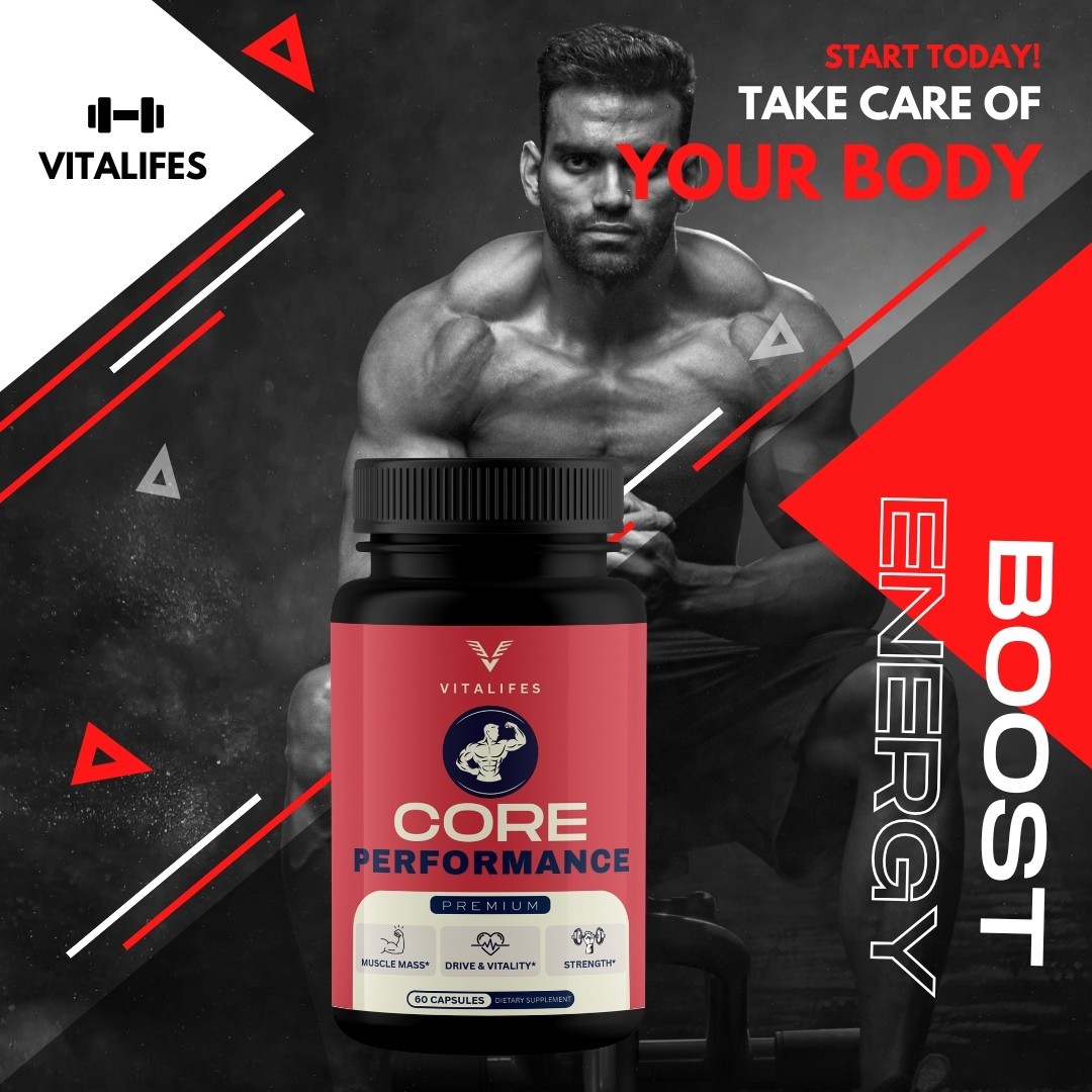 (5 pack) Core Performance Advanced Formula Stamina Support Booster 300 Capsules