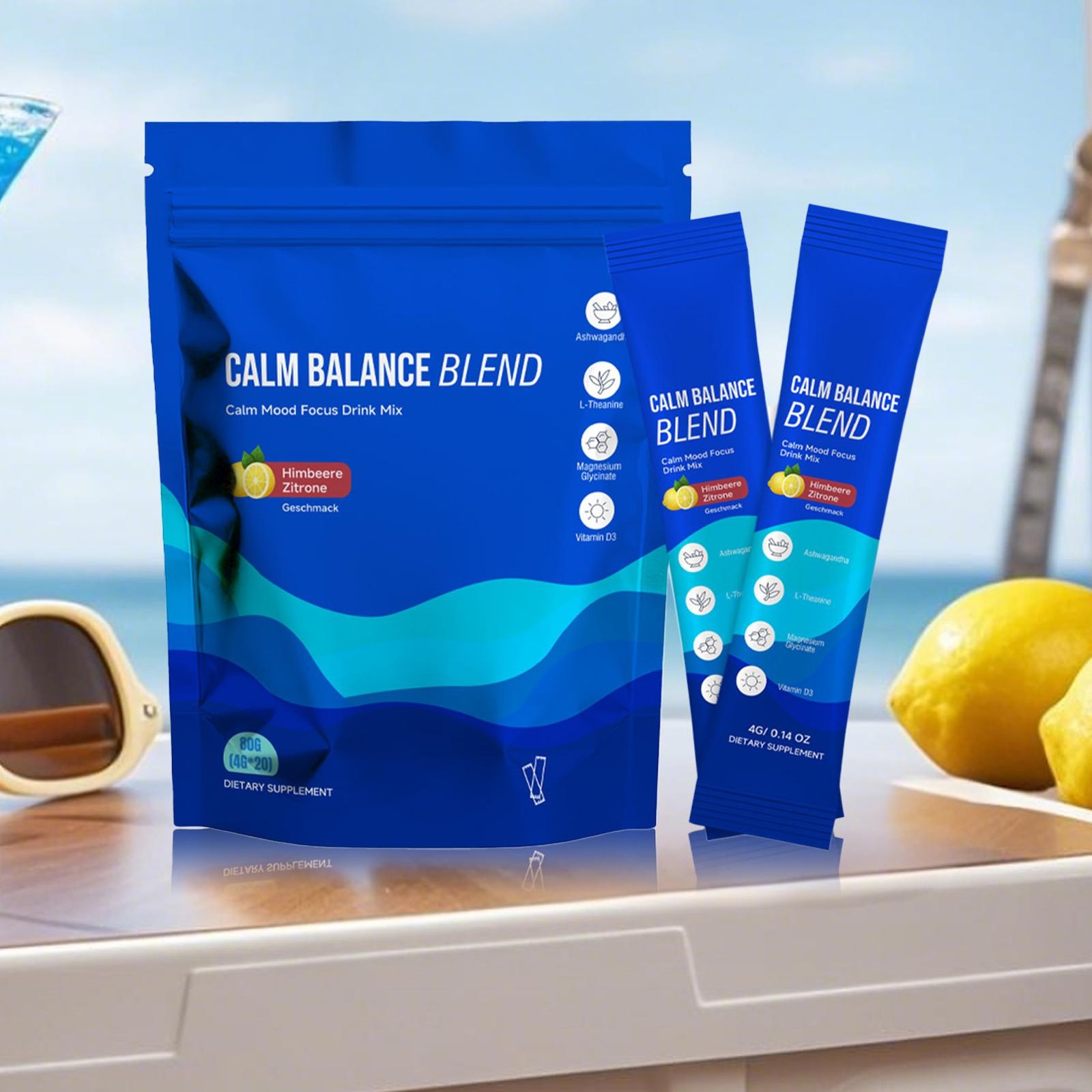 Jello Supercalm Cortisol Cocktail Powder – Natural Relax Support For Men & Women