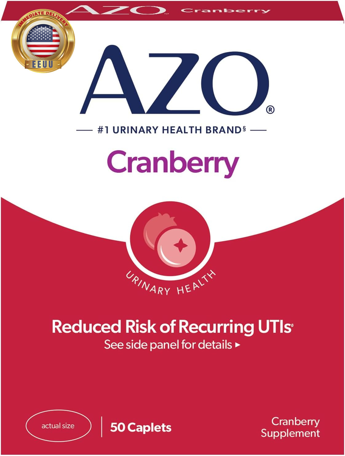 Cranberry Pills for Urinary Tract Health for Women and Men, Adult Cranberry Supp