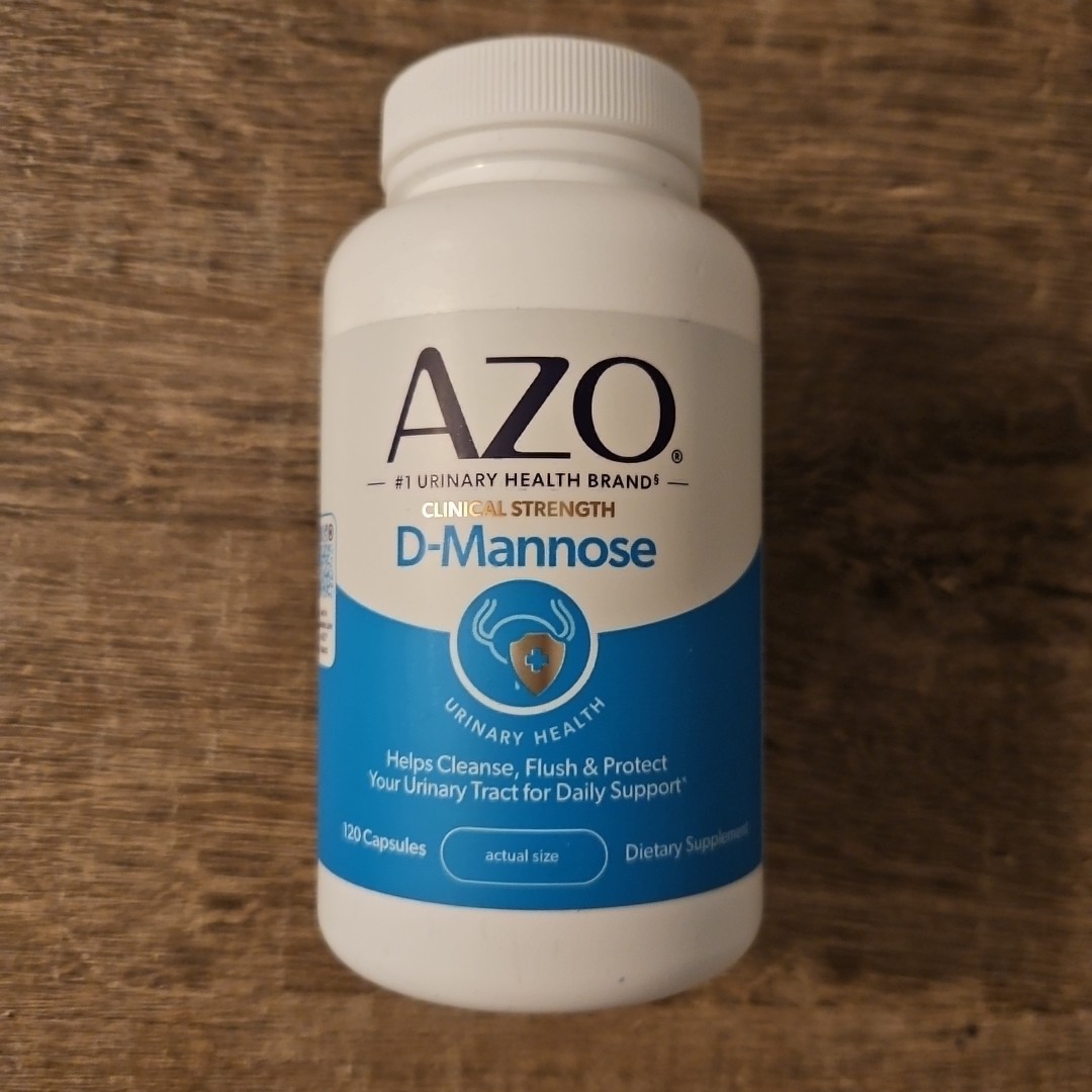 Azo D Mannose Urinary Tract Health 120 Capsules Clinical Strength Exp 2027+