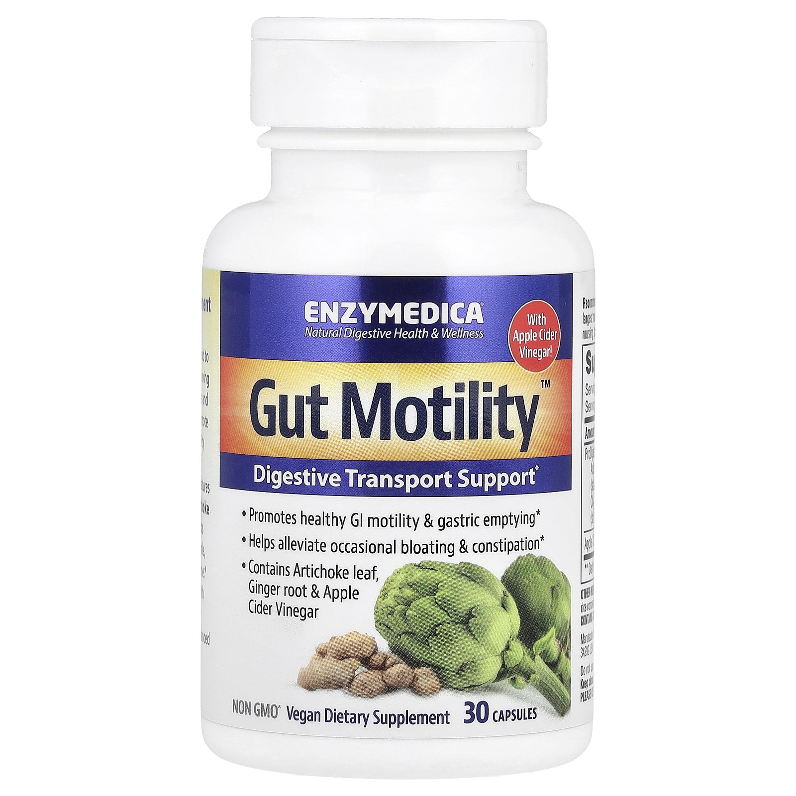 Gut Motility, Digestive Transport Support, 30 Capsules