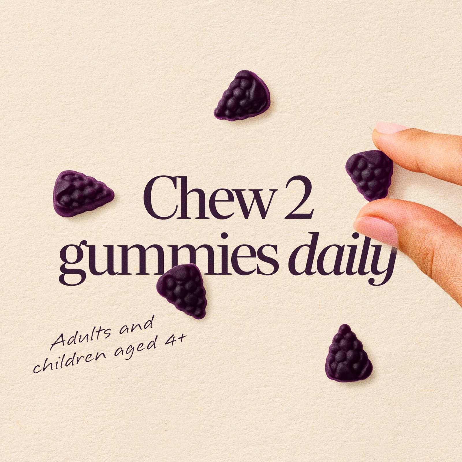 (2 pack)Sambucus Elderberry Immune Gummies, with Vitamins C, D3, & Zinc, Unisex