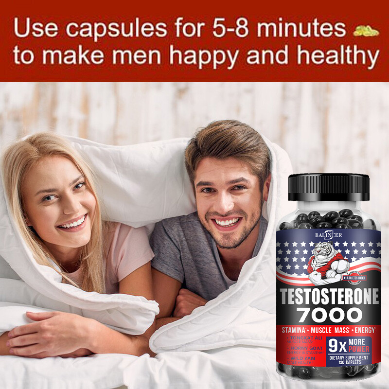 Muscle Growth + Strength+Male Performance Testosterone Booster Capsules