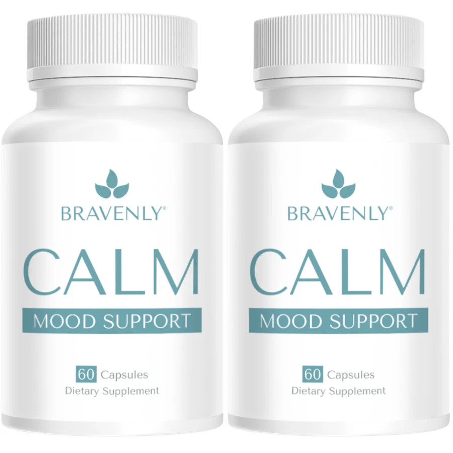NEW SALE–X2 Bravenly Calm 120 capsules – EXP 06/2027