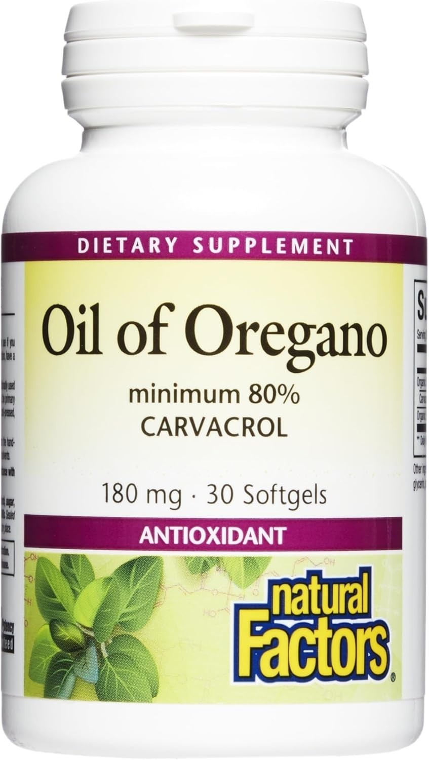 Oil of Oregano Softgels Organic Extra Virgin Olive Oil Immune Support 30