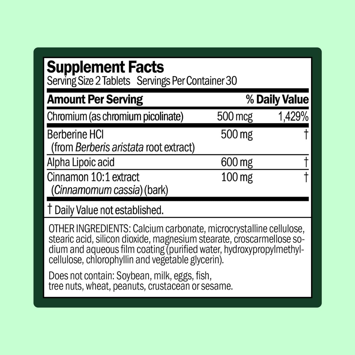 Glucose Metabolism & Wellness 60 Count (Pack of 1) Black Metabolic Health