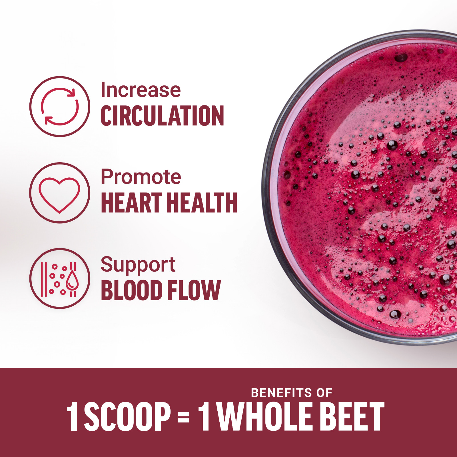 Force Factor Total Beets Organic Beetroot Powder Superfood Non-GMO & Vegan