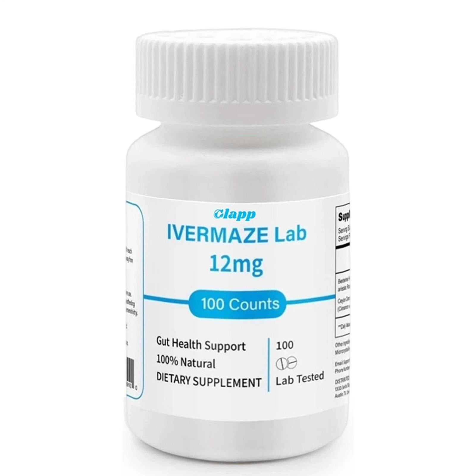 IVERMET Tablets – 12 mg,100 Tablets, 99% Purity Digestive Supplement