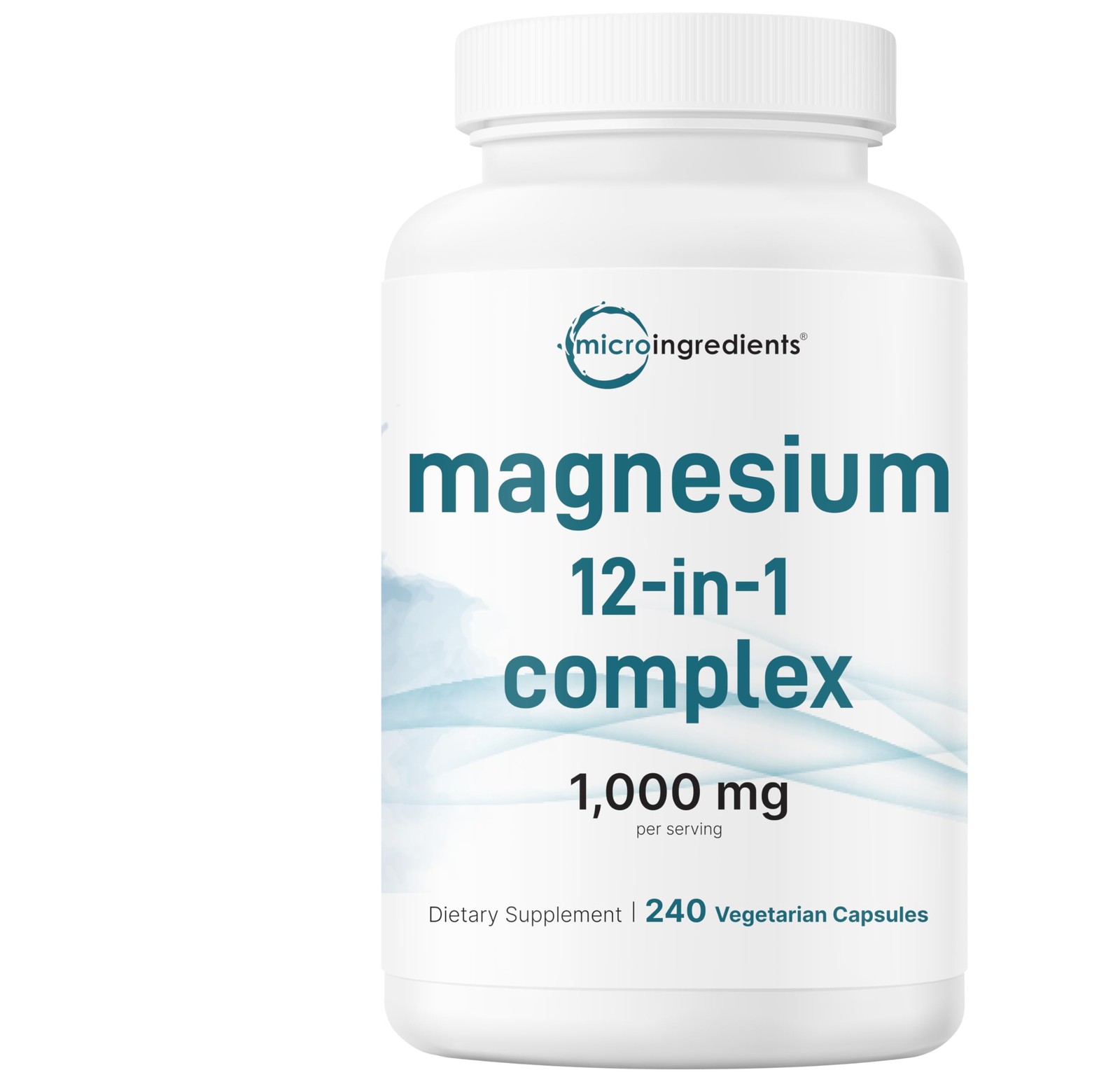 Micro Ingredients 12‑in‑1 Magnesium Complex 1000 mg, 240 Count (Pack of 1)
