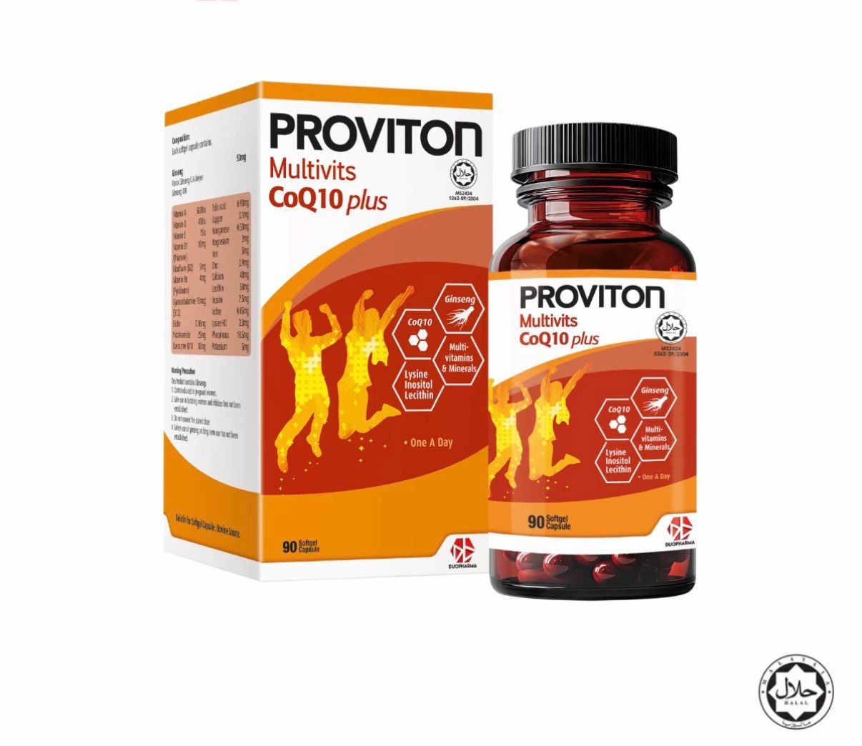 Proviton Multivitamin 90 Tabs Ginseng and Coenzyme Q10 Plus 07/2027