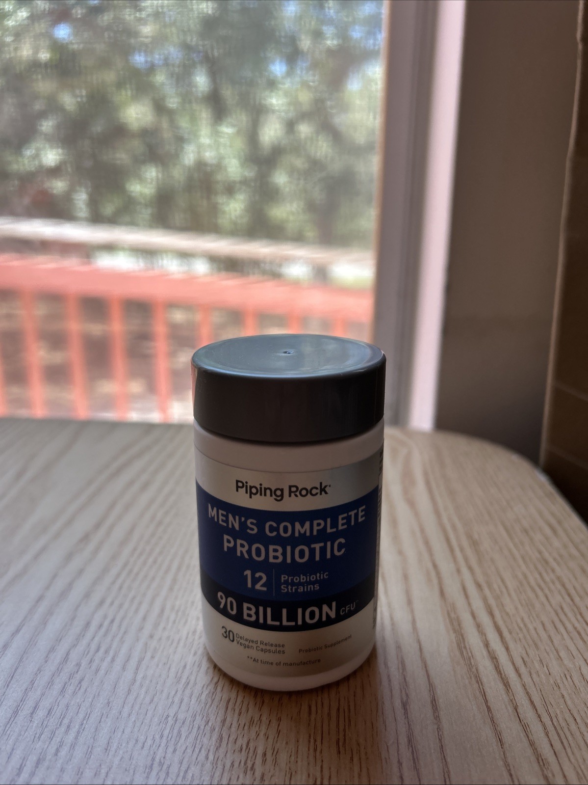 New Men’s 30 Capsules Complete Probiotic 90 Billion CFU 12 Strains Gut Health