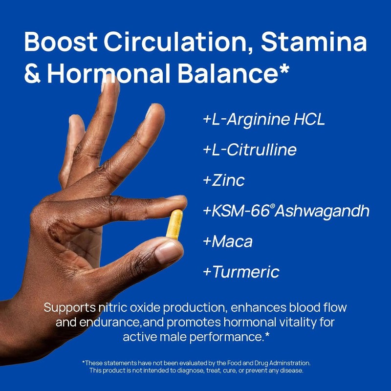 Selerb Men’s Resveratrol Supplement Prostate Supporting with Health CoQ10 60caps