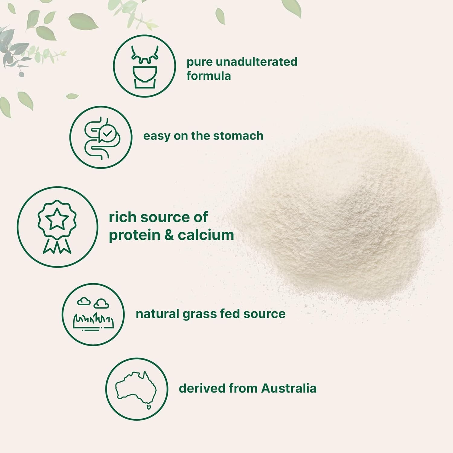 Goat Milk Powder, 2 Lb | Grass Fed Source, Australian Farm Derived, Unadulter…