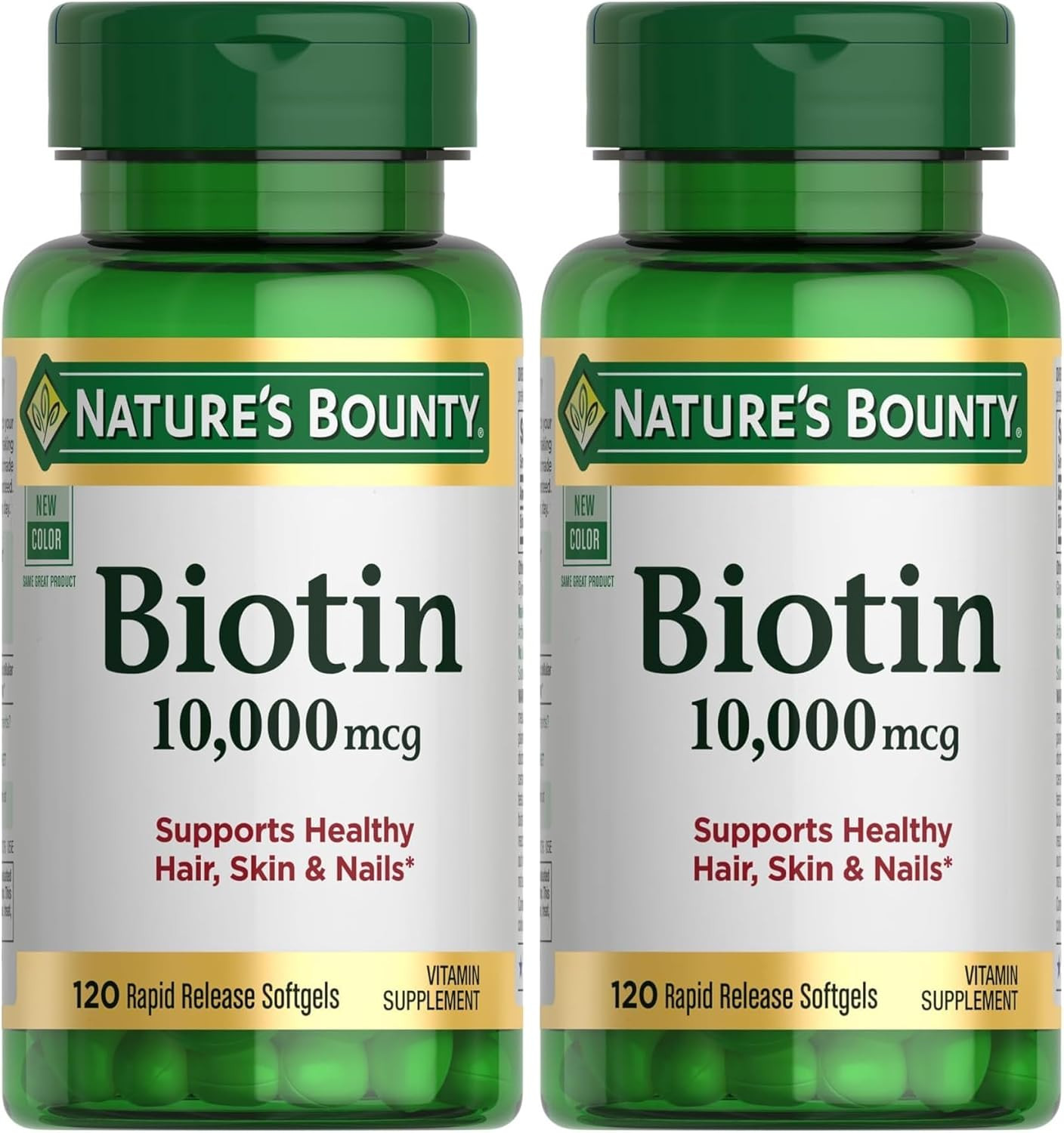 Biotin 10,000 Mcg, 250 Rapid Release Softgels