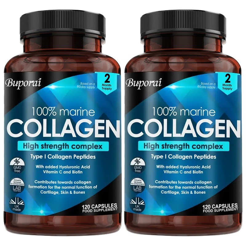 Collagen 240pcs,Brightens Skin Tone,Promote Skin Elasticity, Maintain Vitality