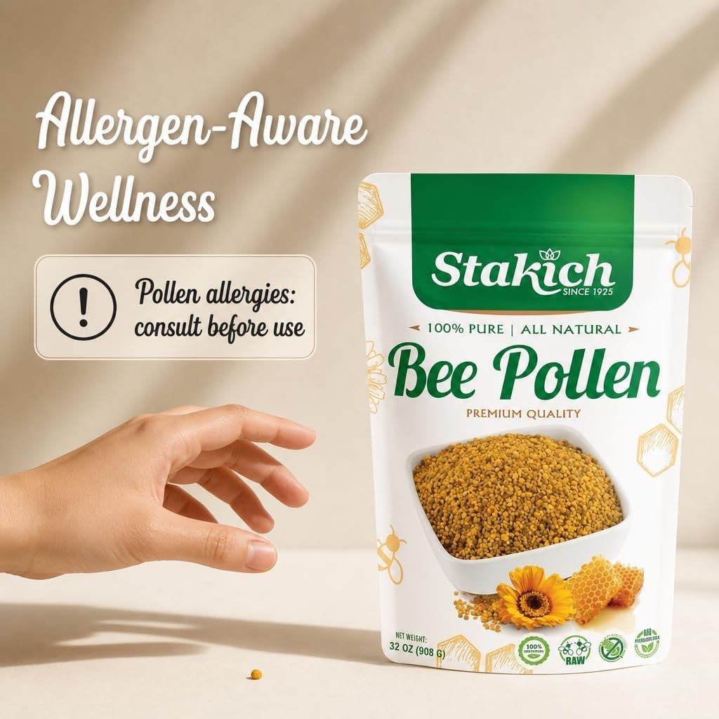 2 Pound Bee Pollen Granules – Natural Energy & Nutrient Powerhouse