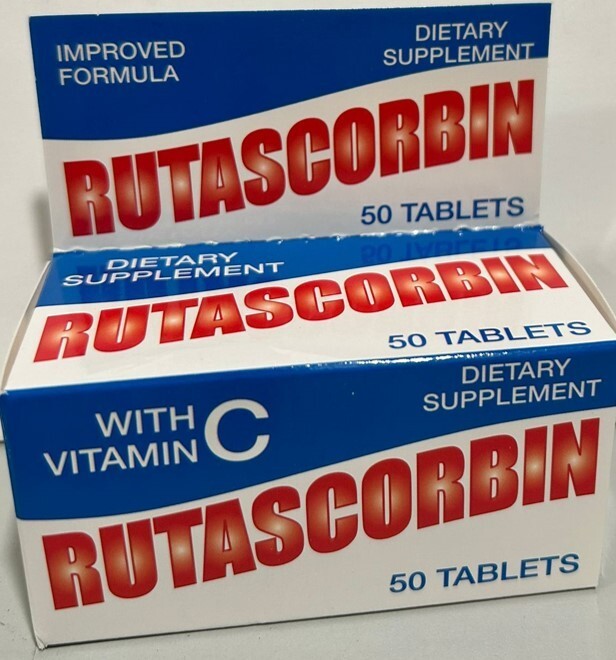 Rutascorbin Cardiovascular Function booster ULTRA VEIN HEALTH BLOOD CIRCULATION