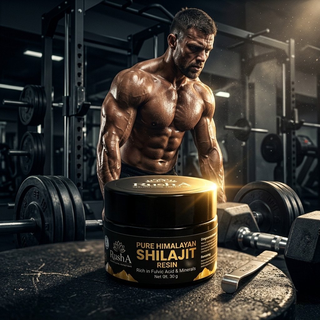 Rusha Pure Himalayan Shilajit Resin 30g | Rich in Fulvic Acid & Minerals