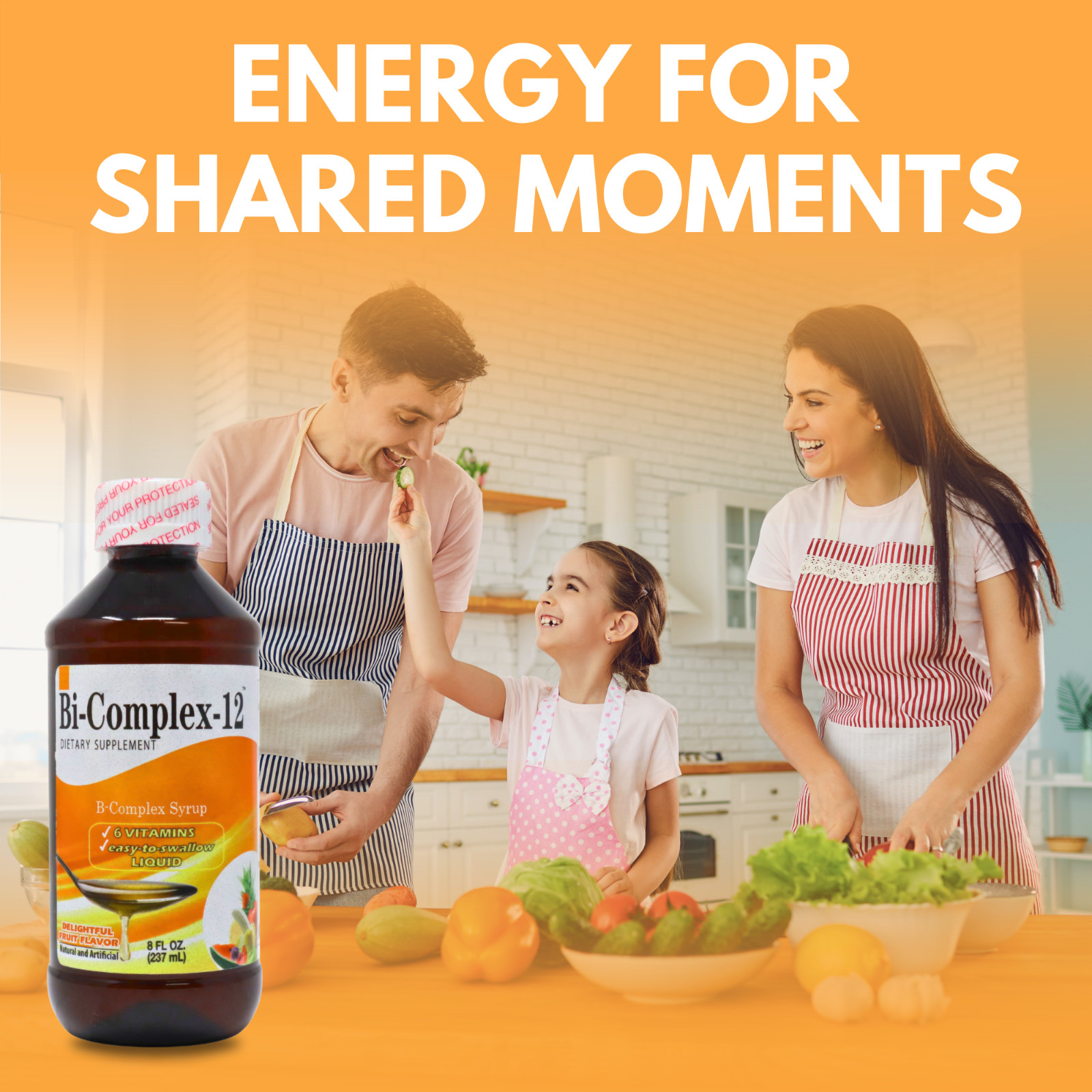 Menper Bi-Complex 12 Liquid 8 fl oz – Energy Support & Metabolism (3-Pack)