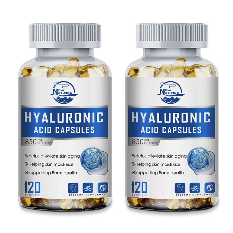 Hyaluronic Acid Anti Aging Hydrating Capsules Wrinkles Fine Lines Joint Health