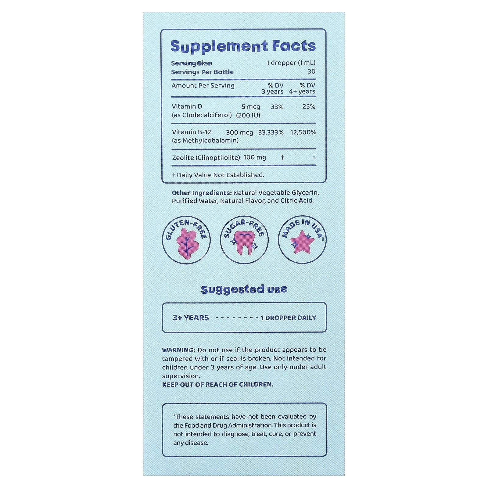 Lingo Leap , 1 fl oz (30 ml)Children’s Drops – Zeolite Detox for Speech Delays T