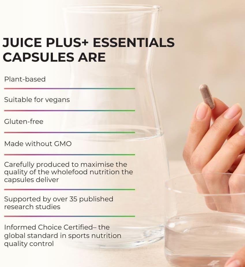 Juice Plus Fruit/Vegetable Blend, 120 Capsules Each Blend. Exp 10/2025