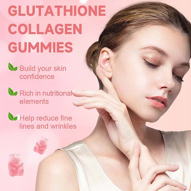 Glutathione Collagen 60pcs,Anti-aging, Brightens Skin Tone, Lightens Dark Spots