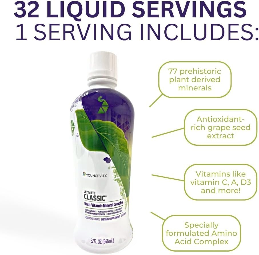 Highly Absorbable Liquid Multi-Vitamin – 12+ Amino Acids & Antioxidant Boost