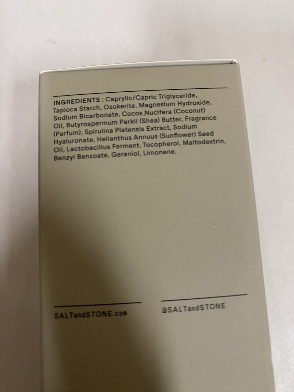 Salt & Stone Aluminum Free Deodorant | 2.6 Ounce (Pack of 1) Santal & Vétiver