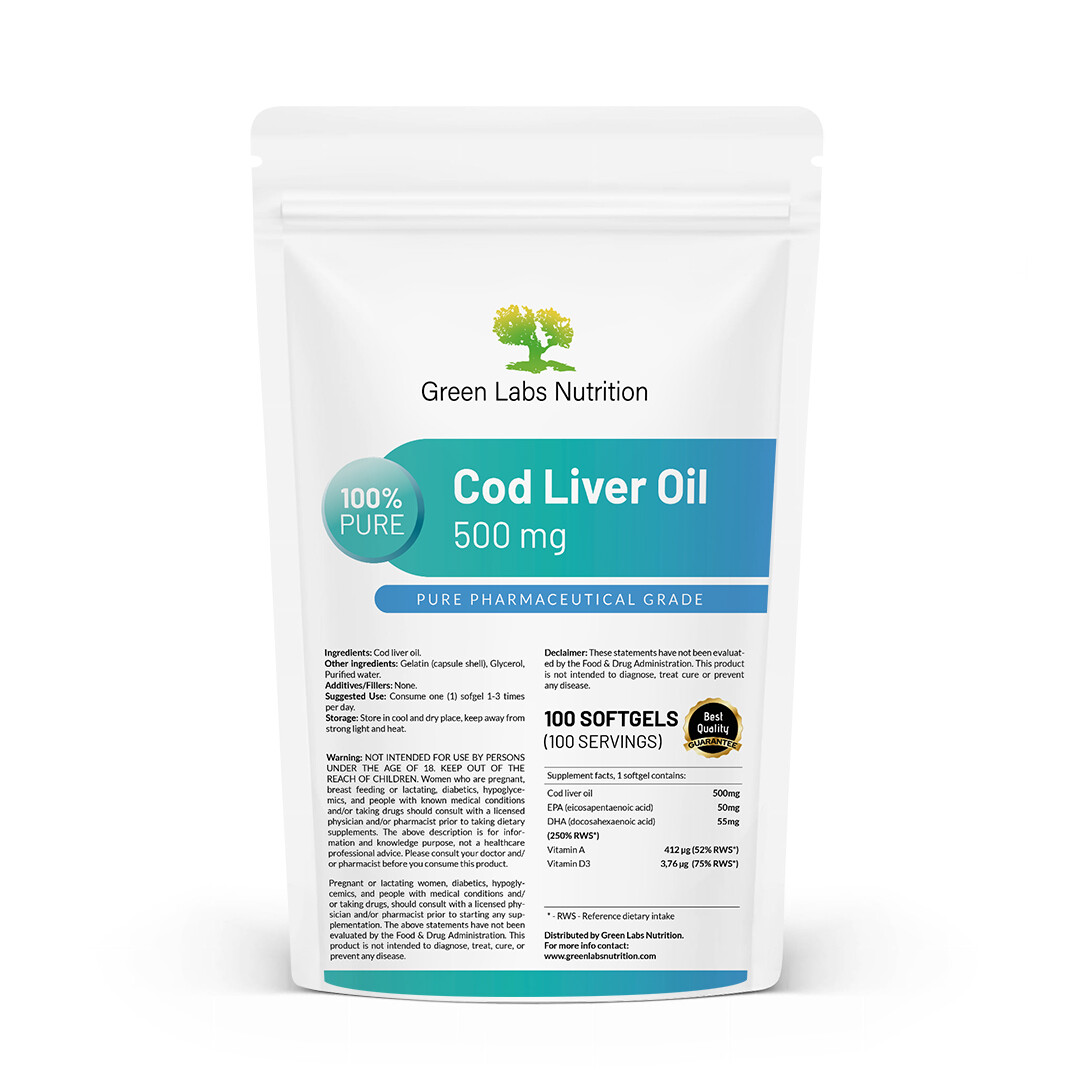 Omega 3 Fish Oil 1000mg Softgels 330mg EPA 220mg DHA